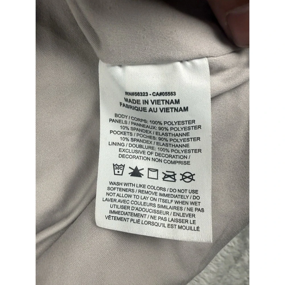 Nike Sweater Womens Medium Cream Sherpa Therma Fleece Training High Neck Ladies